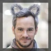 Kritter Klips Grey Wolf Clip-on Ears