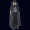 Rubies Costume Co. Full Length Black Suede Look Hooded Cape