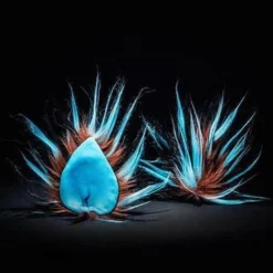 Kritter Klips Spikey Teal Clip-on Ears