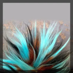 Kritter Klips Spikey Teal Clip-on Ears