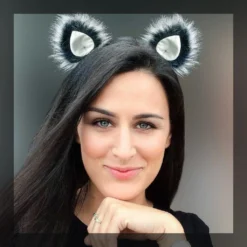 Kritter Klips Mini Black Clip-on Ears