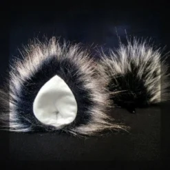 Kritter Klips Mini Black Clip-on Ears