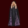 Underwraps Painted Latex Masks, Gloves, Feet & Costumes Velvet Cape With Embossed Purple Lining 2 Underwraps Painted Latex Masks, Gloves, Feet & Costumes Velvet Cape With Embossed Purple Lining