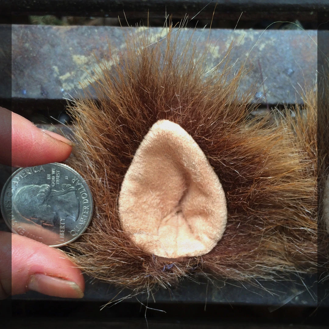 Kritter Klips Mini Red Clip-on Ears 3 Kritter Klips Mini Red Clip-on Ears