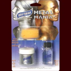 Graftobian Makeup Company Metal Mania Metallic Powder Application Kit Makeup & Tools