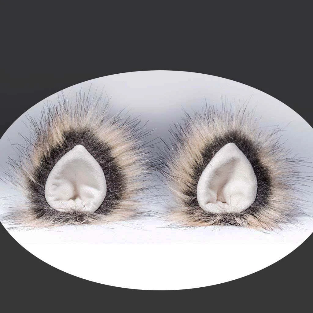 Kritter Klips Mini Grey Magic Clip-on Ears 3 Kritter Klips Mini Grey Magic Clip-on Ears