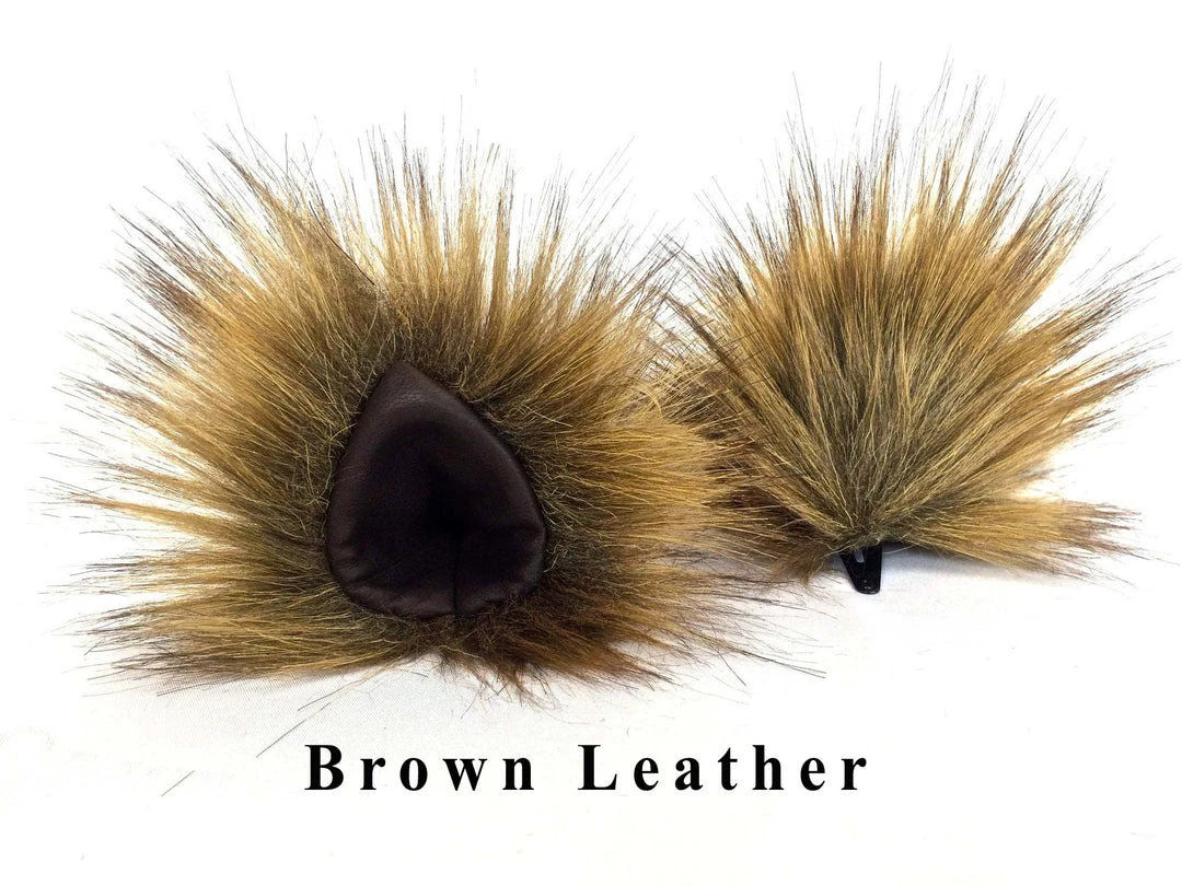 Kritter Klips Painted Latex Masks, Gloves, Feet & Costumes Furry Ears -Natural- Teardrop Style 37 Kritter Klips Painted Latex Masks, Gloves, Feet & Costumes Furry Ears -Natural- Teardrop Style