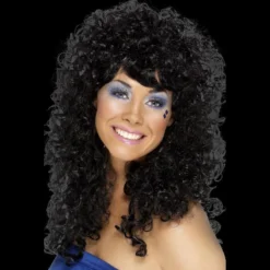 Smiffys Wigs, Lashes, Facial Hair, Furry Ears Boogie Babe