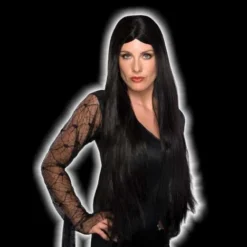 Rubies Costume Co. Long Black 28 Inch Wig Wigs, Lashes, Facial Hair, Furry Ears