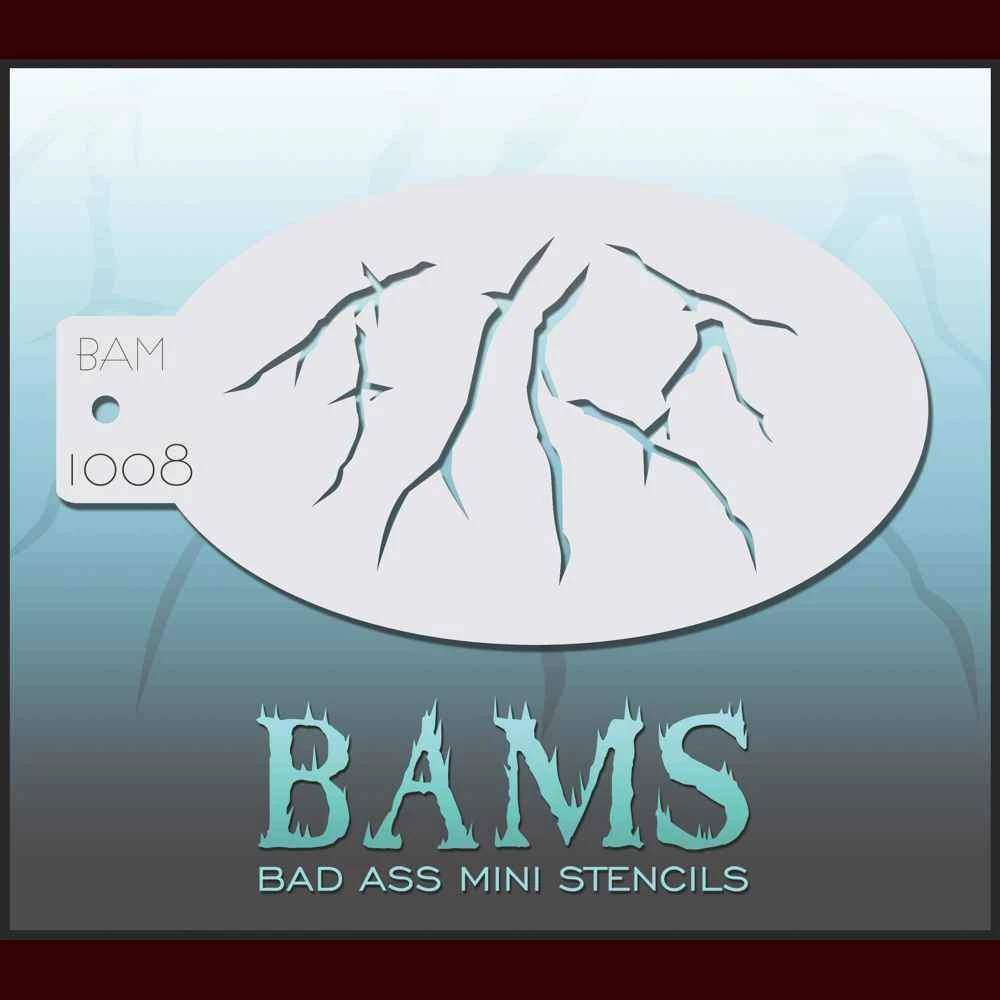 Graftobian Makeup Company Mini Stencil - Arterial 3 Graftobian Makeup Company Mini Stencil - Arterial