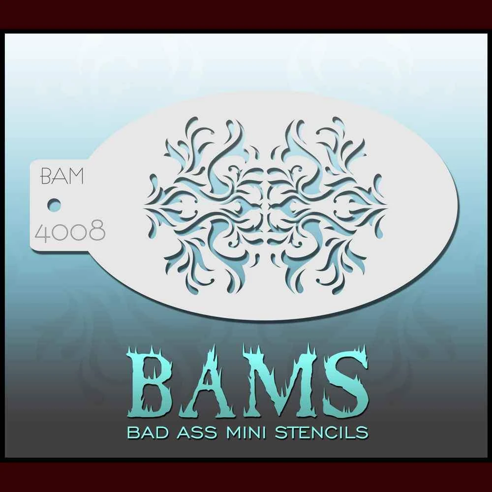 Graftobian Makeup Company Stencils Mini Stencil - Baroque 3 Graftobian Makeup Company Stencils Mini Stencil - Baroque