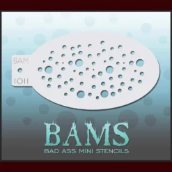 Graftobian Makeup Company Stencils Mini Stencil - Bubbles