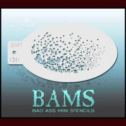 Graftobian Makeup Company Mini Stencil - Buckshot Stencils