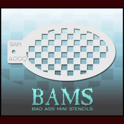 Graftobian Makeup Company Mini Stencil - Checkers