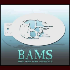 Graftobian Makeup Company Mini Stencil - Dripping Skull