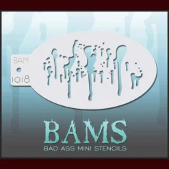 Graftobian Makeup Company Mini Stencil - Drips Stencils