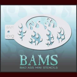 Graftobian Makeup Company Mini Stencil - Flames Stencils