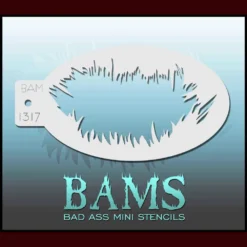 Graftobian Makeup Company Mini Stencil - Furry Edges Stencils