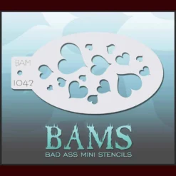 Graftobian Makeup Company Stencils Mini Stencil - Hearts