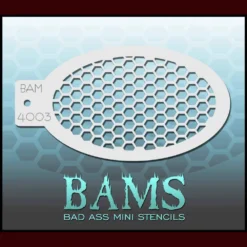 Graftobian Makeup Company Mini Stencil - Honeycomb Stencils