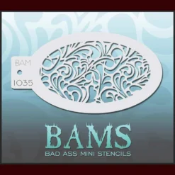 Graftobian Makeup Company Stencils Mini Stencil - Laizy Paisley