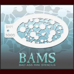 Graftobian Makeup Company Mini Stencil - Retro Space