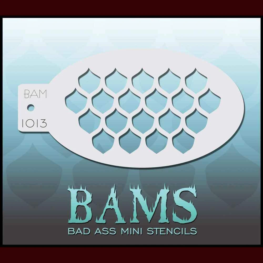 Graftobian Makeup Company Stencils Mini Stencil - Scales 3 Graftobian Makeup Company Stencils Mini Stencil - Scales