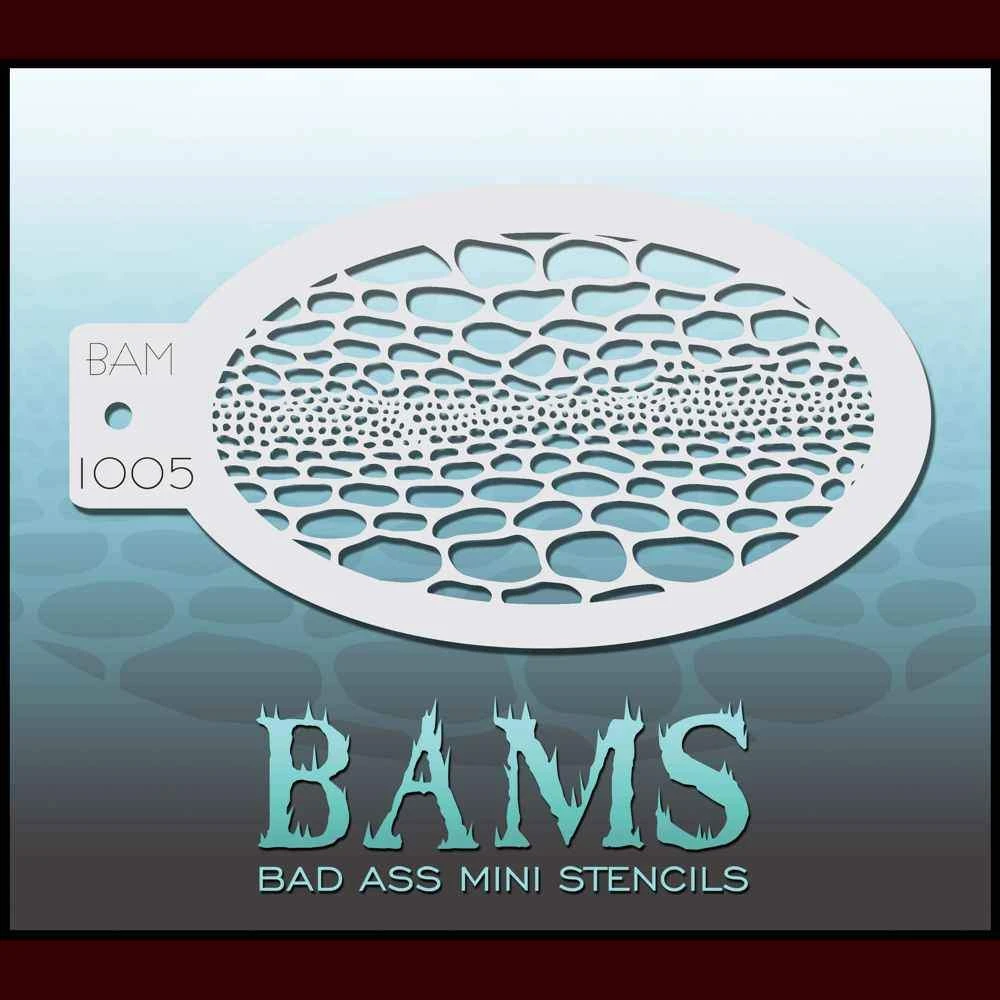 Graftobian Makeup Company Stencils Mini Stencil - Serpentine 3 Graftobian Makeup Company Stencils Mini Stencil - Serpentine