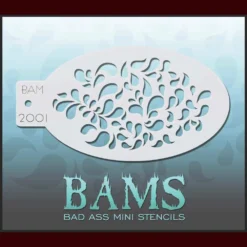 Graftobian Makeup Company Mini Stencil - Splash Stencils