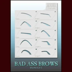 Graftobian Makeup Company Dramatic Eyebrow Stencils