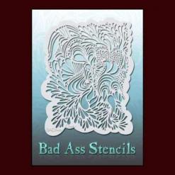 Graftobian Makeup Company Stencils Chaotic Pattern Full Sheet Stencil