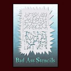 Graftobian Makeup Company Cracks And Jags Texure Full Sheet Stencil