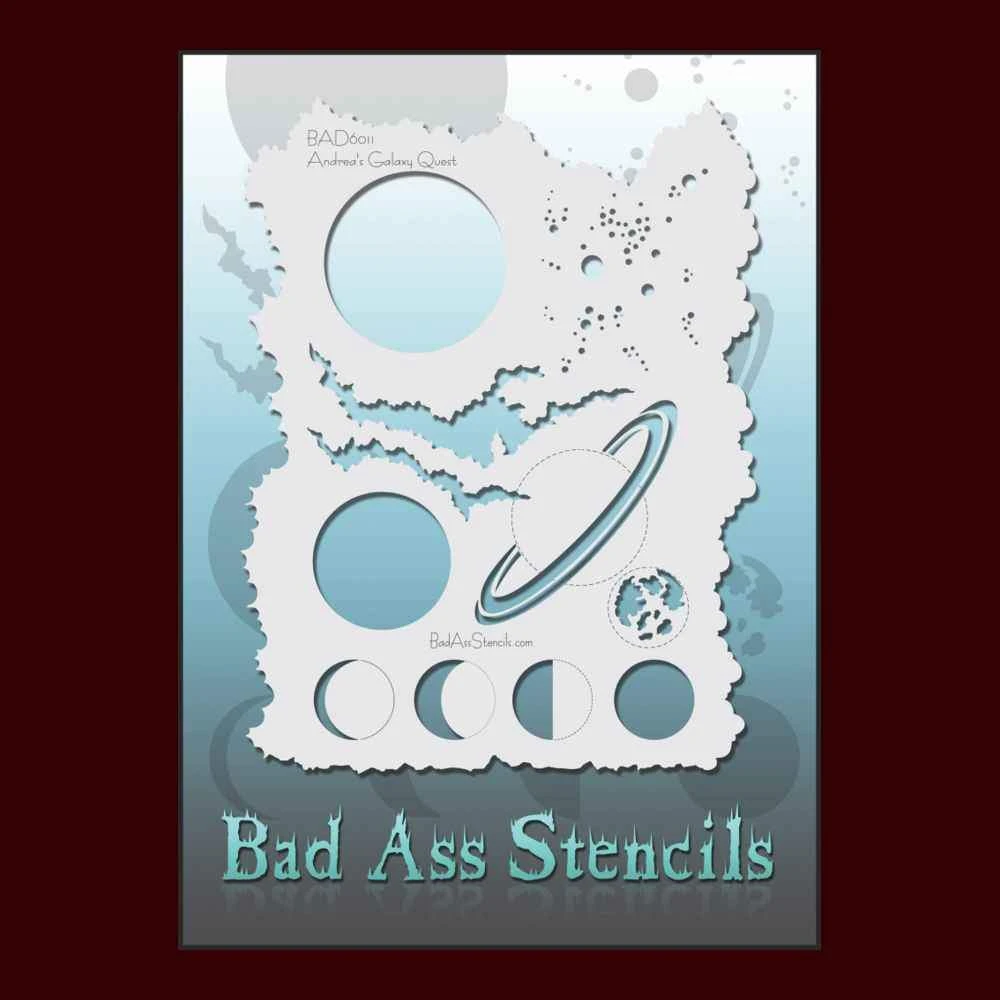 Graftobian Makeup Company Galaxy Full Sheet Stencil Stencils 3 Graftobian Makeup Company Galaxy Full Sheet Stencil Stencils