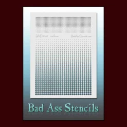 Graftobian Makeup Company Stencils Halftone Full Sheet Stencil