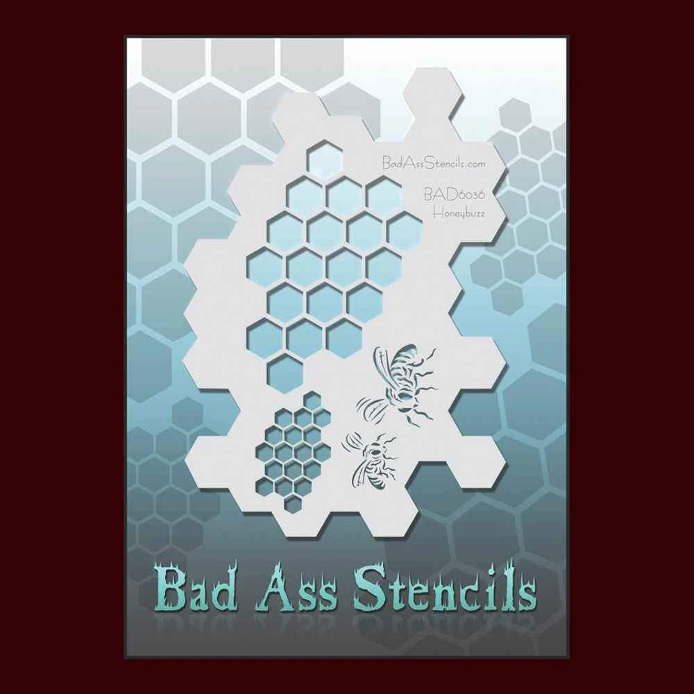 Graftobian Makeup Company Stencils Honeybuzz Full Sheet Stencil 3 Graftobian Makeup Company Stencils Honeybuzz Full Sheet Stencil