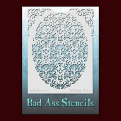 Graftobian Makeup Company Skullace Full Sheet Stencil