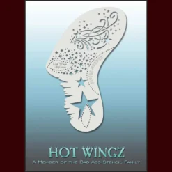 Graftobian Makeup Company Blazin Hot Wingz Stencil Stencils