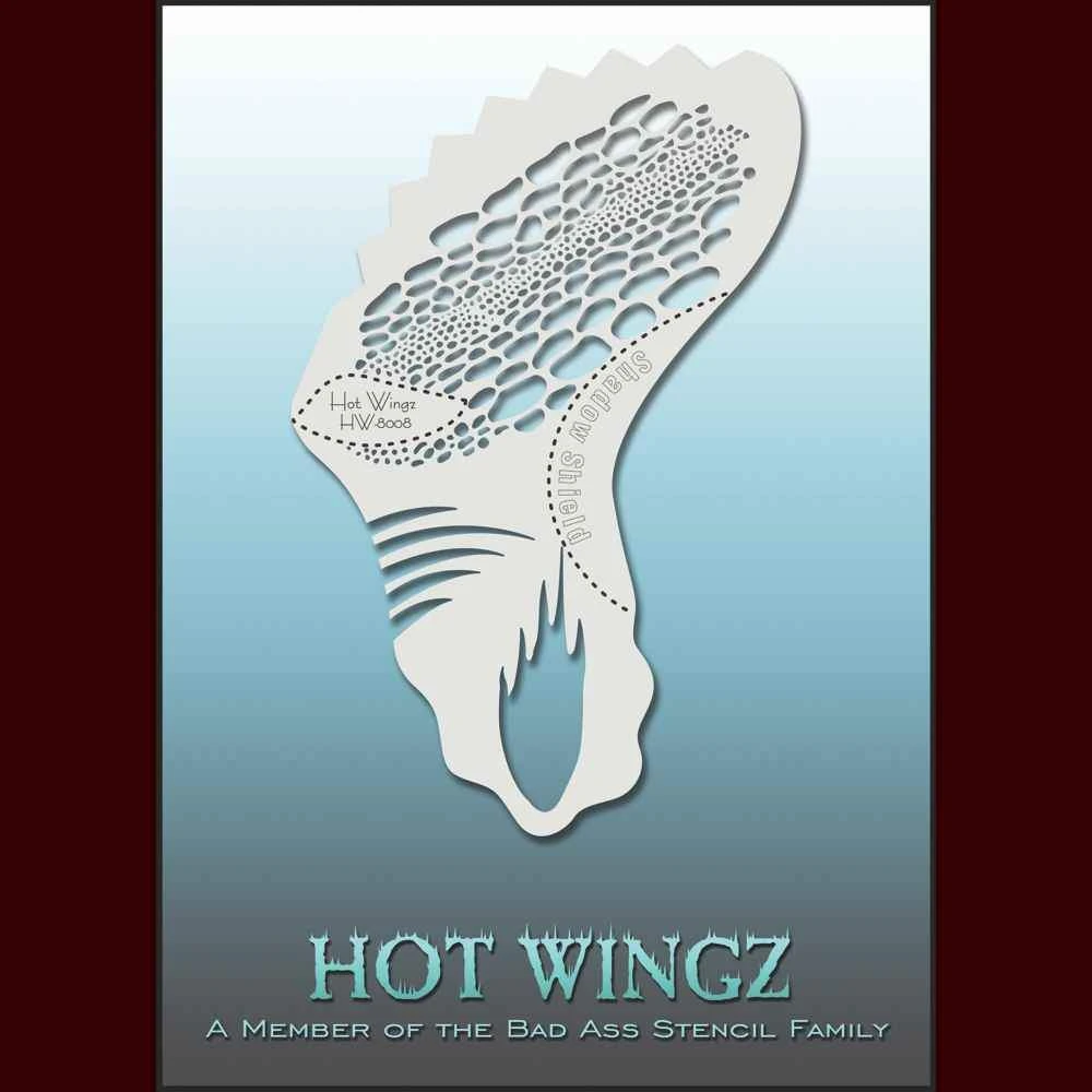 Graftobian Makeup Company Exotic Hot Wingz Stencil 3 Graftobian Makeup Company Exotic Hot Wingz Stencil
