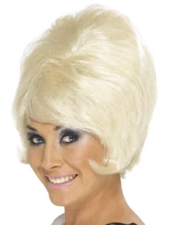 Smiffys Wigs, Lashes, Facial Hair, Furry Ears 60's Beehive
