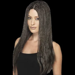 Smiffys Wigs, Lashes, Facial Hair, Furry Ears 90's Braid