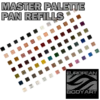 EBA European Body Art EBA Palette Refill Pans - Fits Master Palette Makeup & Tools