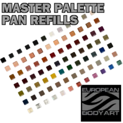 EBA European Body Art EBA Palette Refill Pans - Fits Master Palette Makeup & Tools