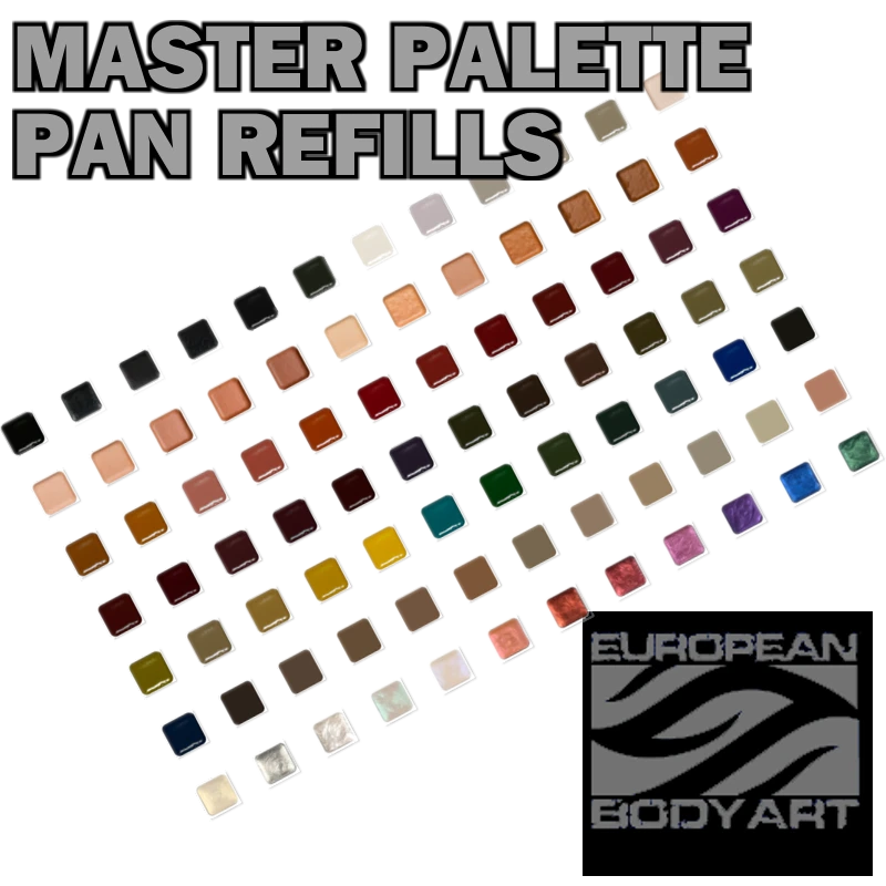 EBA European Body Art EBA Palette Refill Pans - Fits Master Palette Makeup & Tools 3 EBA European Body Art EBA Palette Refill Pans - Fits Master Palette Makeup & Tools
