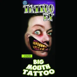 Tinsley Transfers Makeup & Tools Big Mouth - 2 Faced Temporary Tattoo