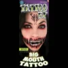 Tinsley Transfers Big Mouth - Demon Smile Temporary Tattoo