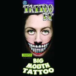 Tinsley Transfers Big Mouth - Chompers Temporary Tattoo