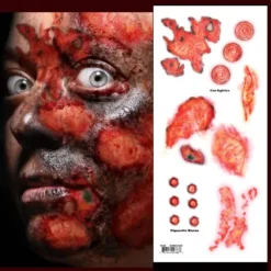 Tinsley Transfers Injury FX Burned Alive - Burn Injury Tattoos