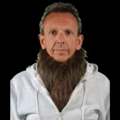 Zagone Studios Frost Brown Fur Costume Collar Painted Latex Masks, Gloves, Feet & Costumes