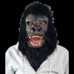 Zagone Studios Painted Latex Masks, Gloves, Feet & Costumes Black Fur Costume Collar