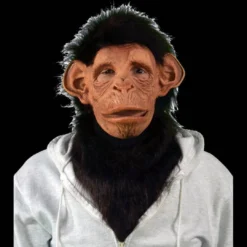 Zagone Studios Painted Latex Masks, Gloves, Feet & Costumes Dark Brown Fur Costume Collar